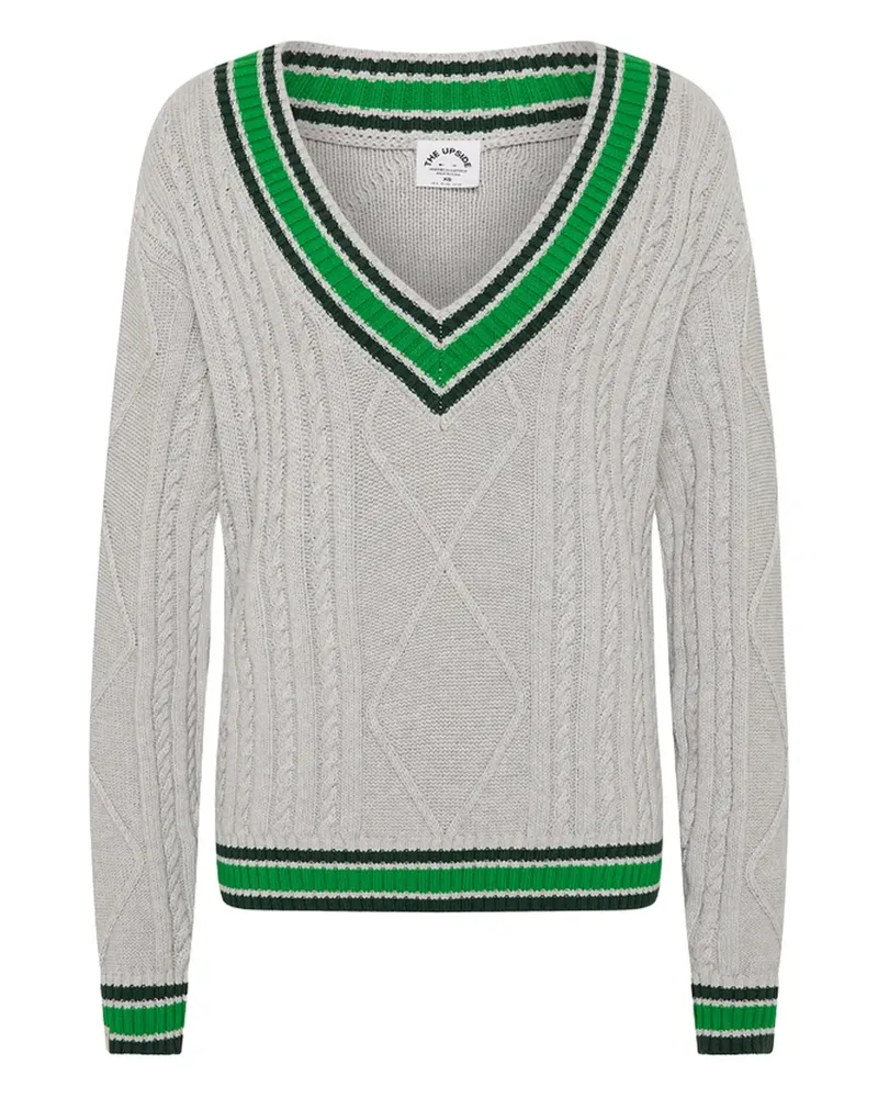 The Upside Josette Pullover mit V-Ausschnitt - Grau Grau