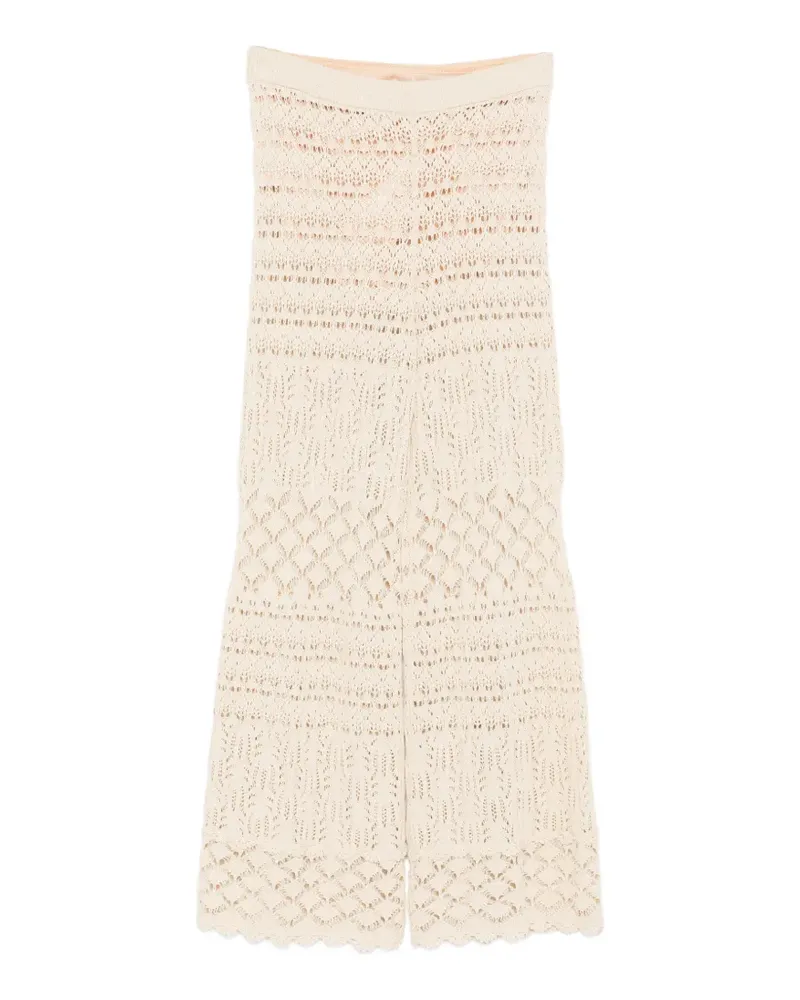 Semicouture Gehäkelte Hose - Nude Nude