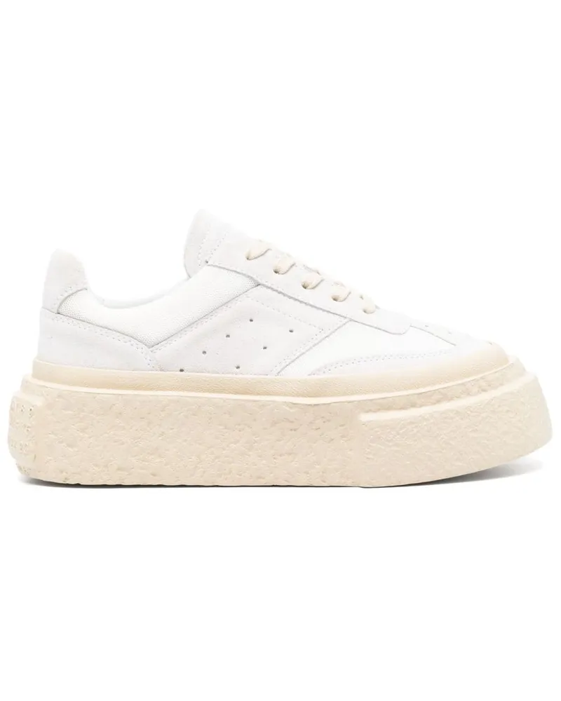 Maison Margiela Sneakers mit Nummern-Motiv - Weiß Weiß
