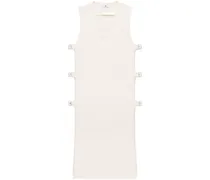 Jeanskleid mit mehreren Schnallen - Nude