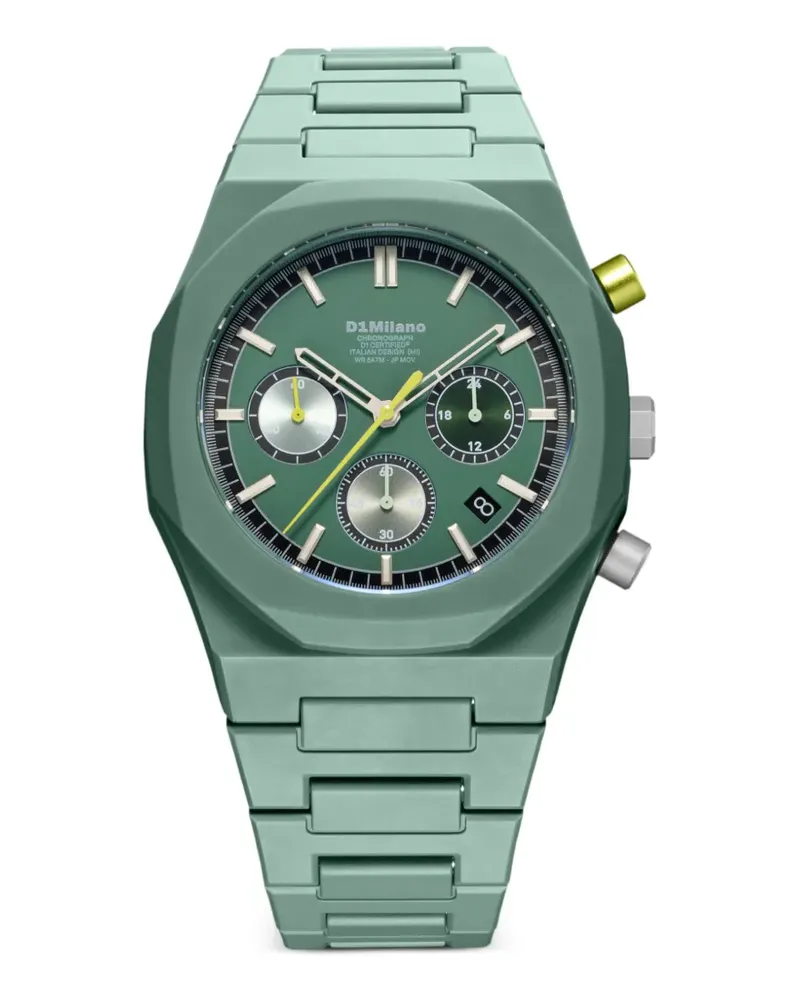 D1 Milano Polychrono Armbanduhr 40,5mm - Grün Grün