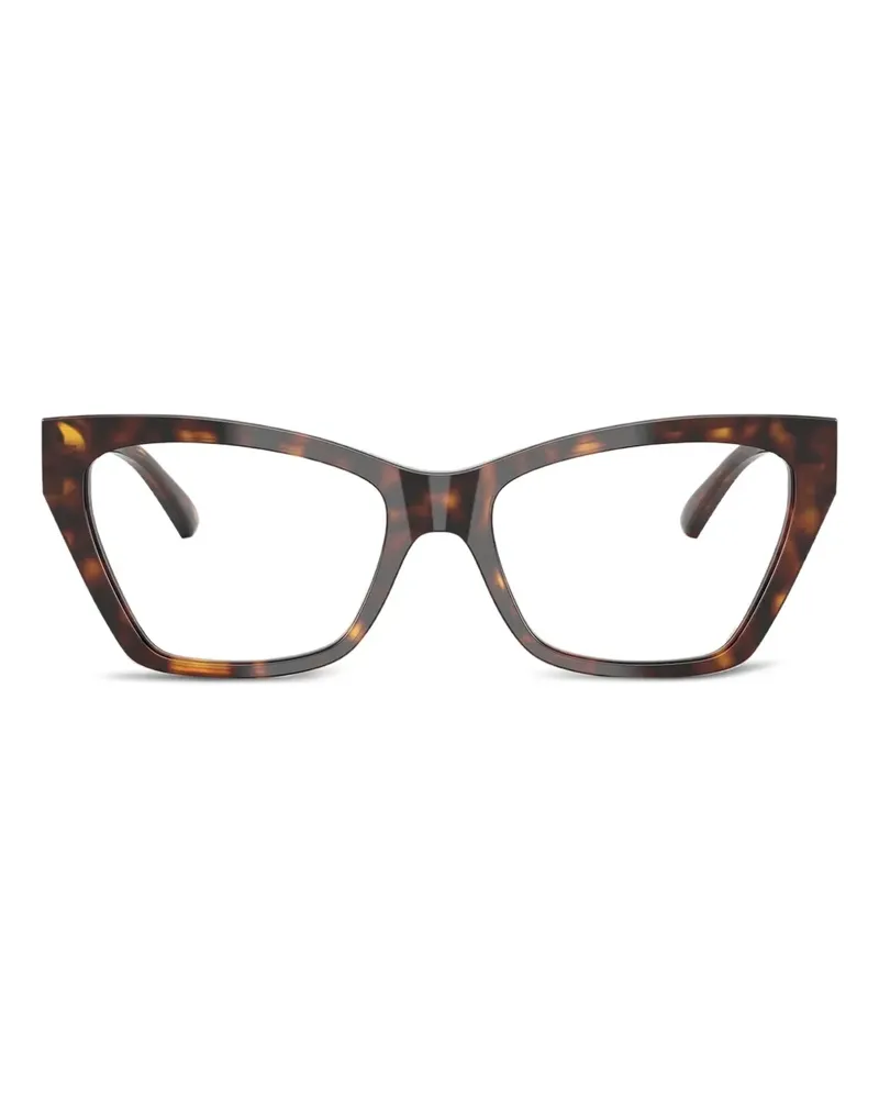 Jimmy Choo JC3021H Cat-Eye-Brille in Schildpattoptik - Braun Braun