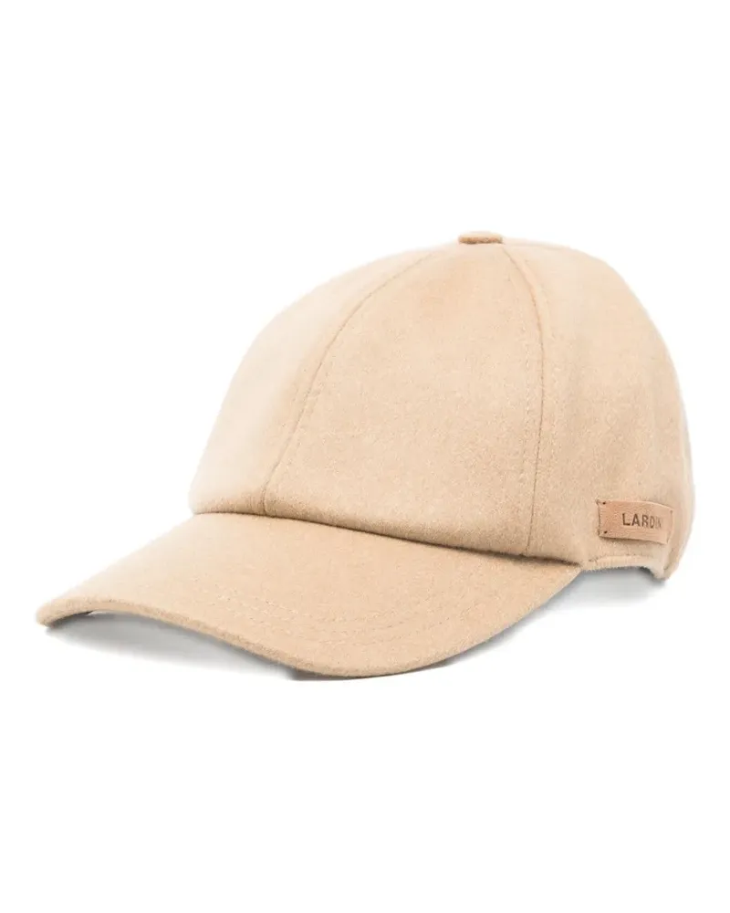 LARDINI wool cap - Nude Nude