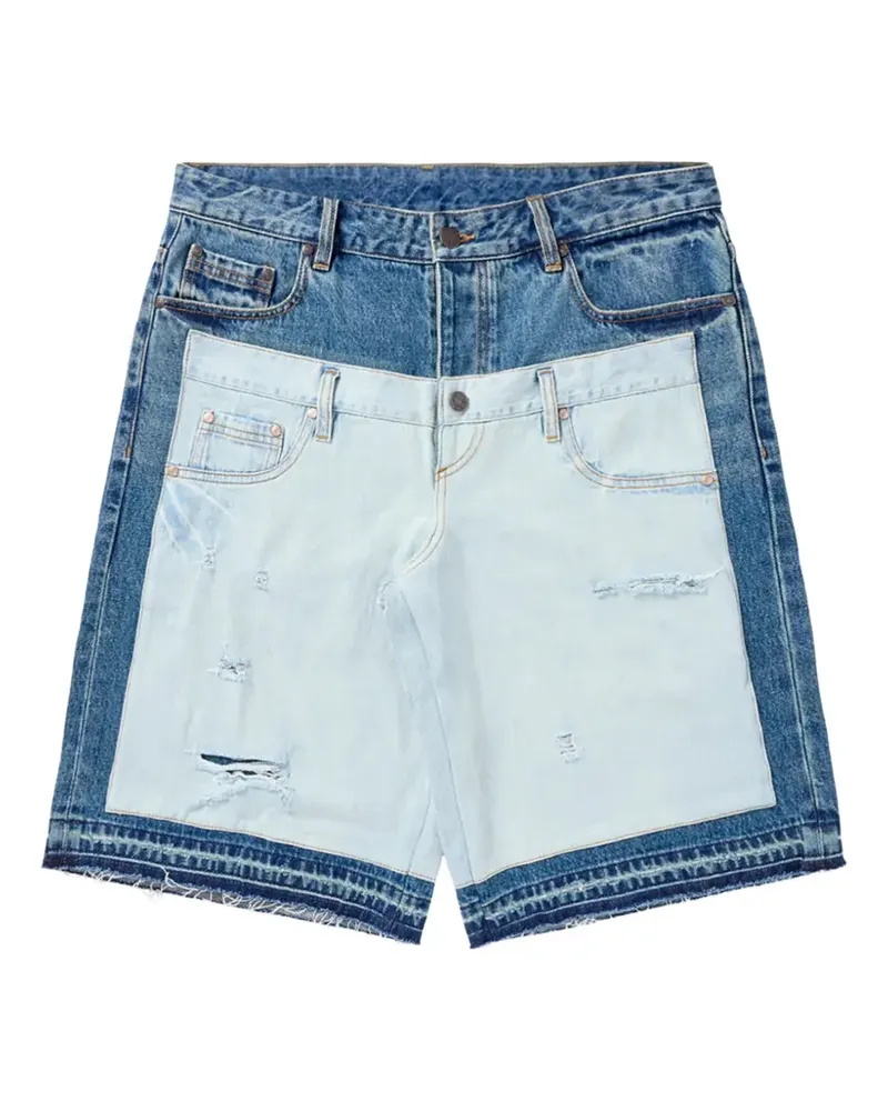 Billionaire Boys Club Apollo panelled denim shorts - Blau Blau