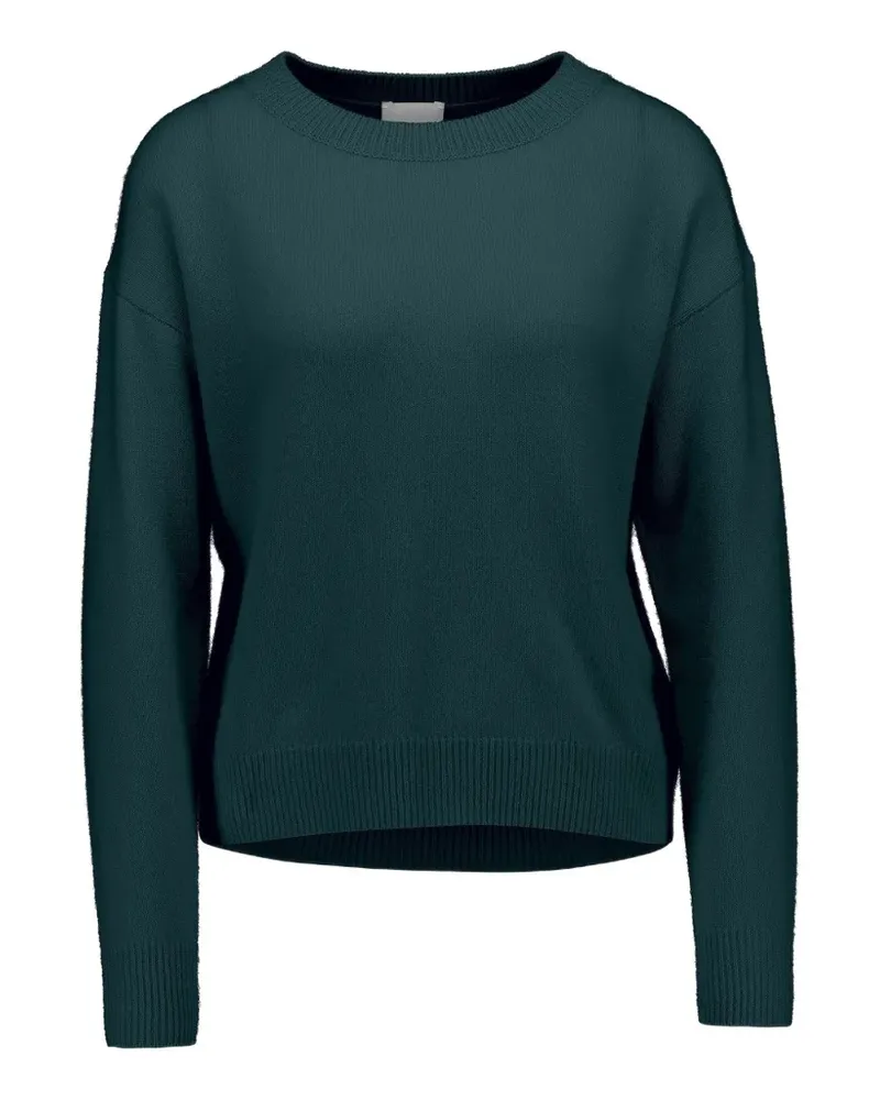 ALLUDE Pullover mit U-Boot-Ausschnitt - Blau Blau