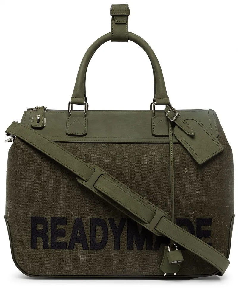 READYMADE Handtasche mit Logo-Print - Grün Grün