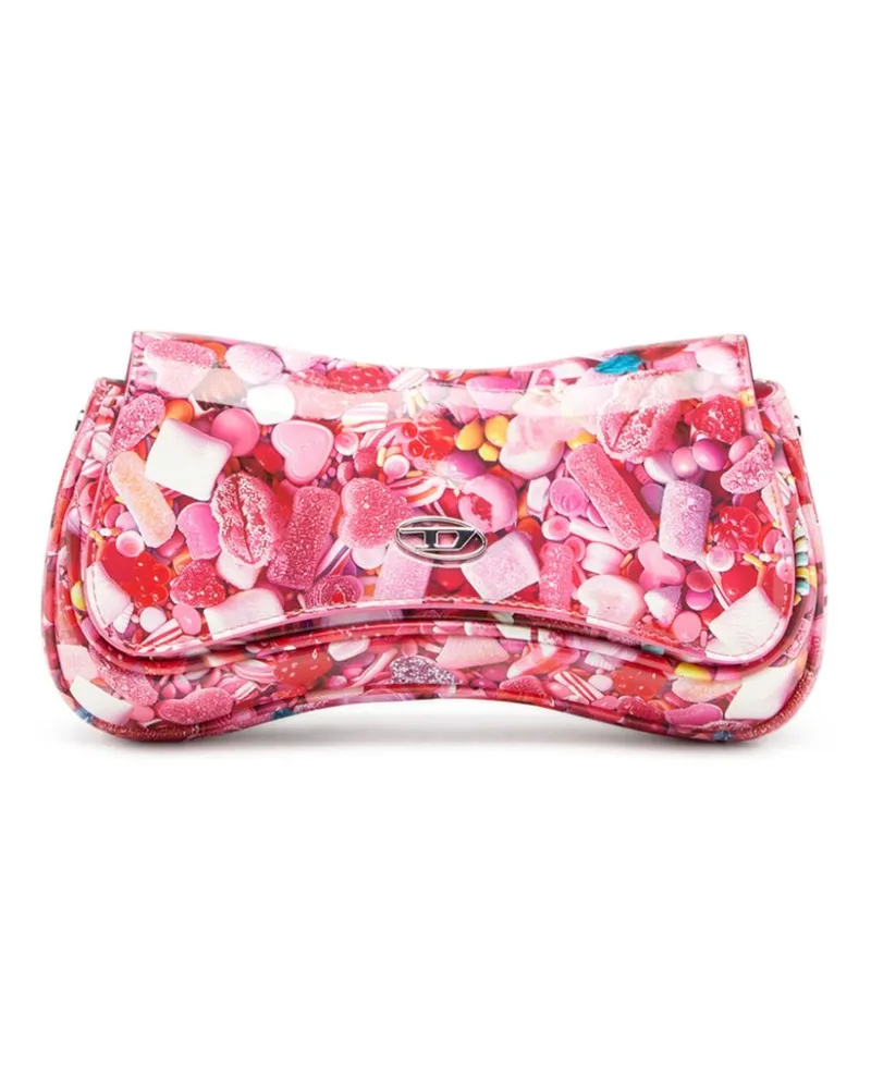 Diesel Play Schultertasche - Rosa Rosa