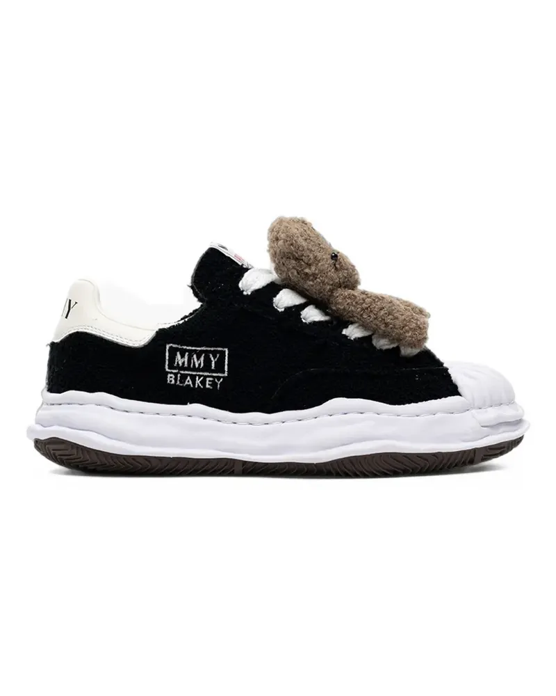 MIHARAYASUHIRO x Pink House "Blakey" OG Sole Sneakers mit Chenille-Stickerei - Schwarz Schwarz