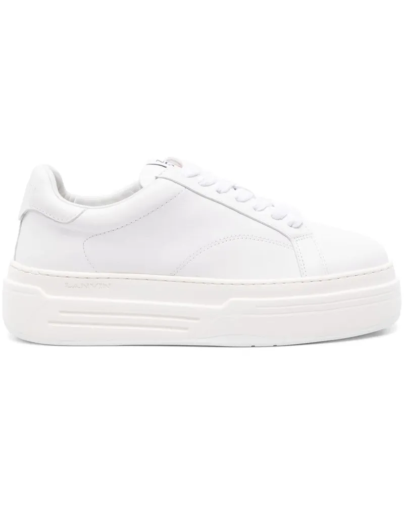 Lanvin DDB0 Flatform-Sneakers - Weiß Weiß