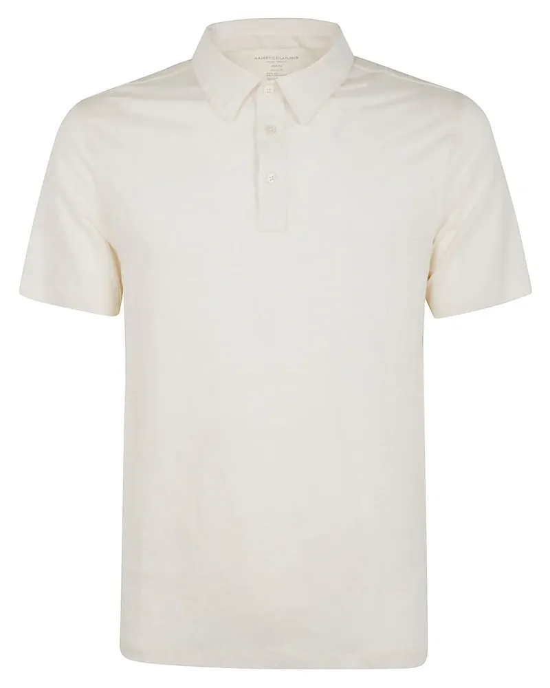 Majestic Klassisches Poloshirt - Nude Nude
