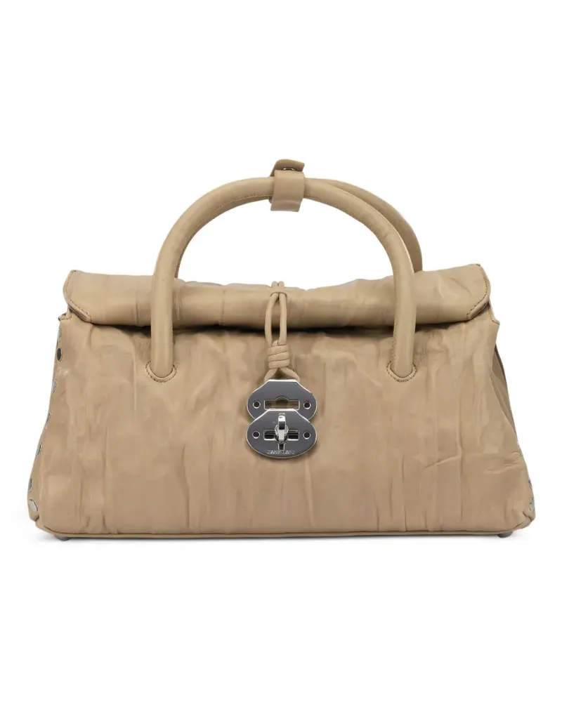 Zanellato Dotta® Tote Bag mit Nieten - Braun Braun