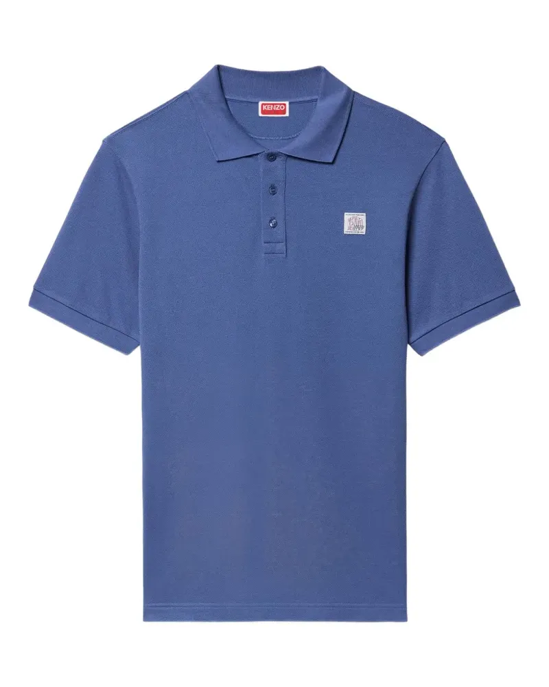 Kenzo Work And Play cotton polo shirt - Blau Blau