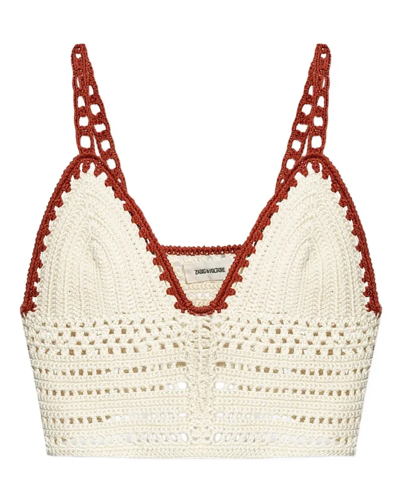Zadig & Voltaire Gehäkeltes Oberteil - Nude Nude