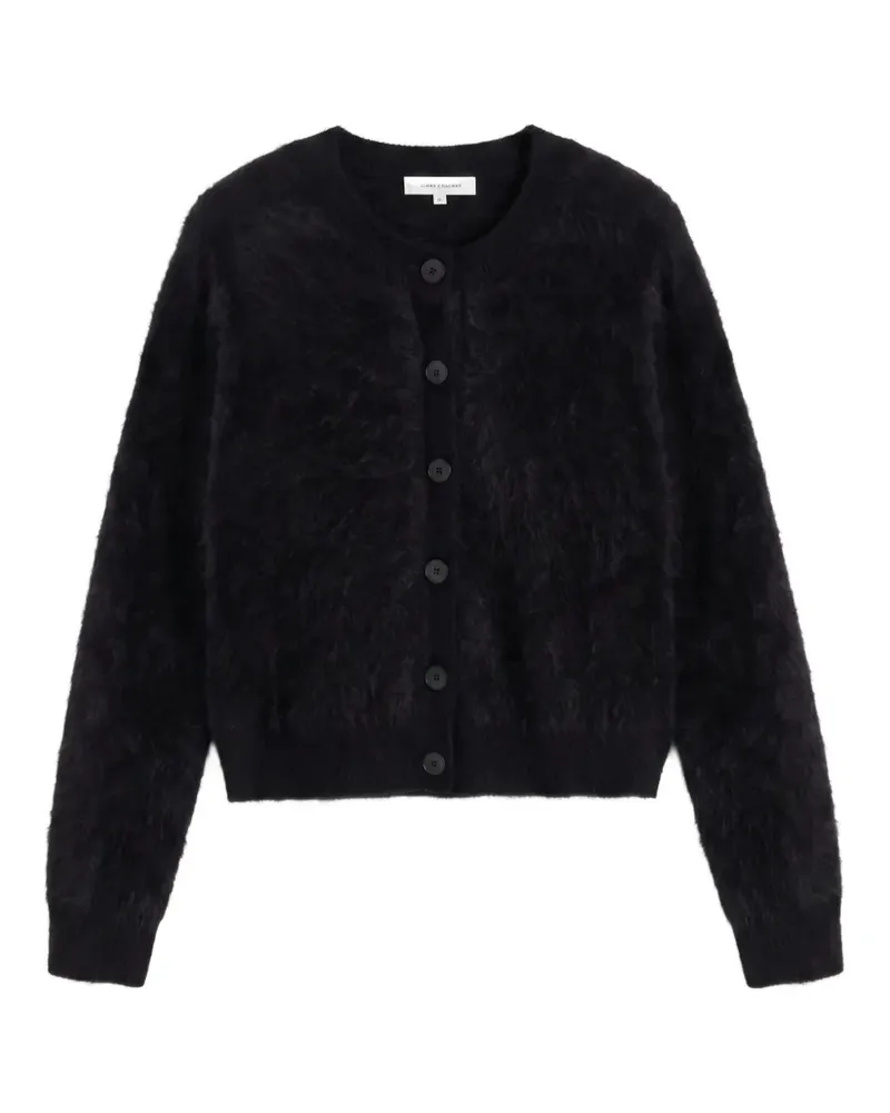 Chinti & Parker Cardigan mit gebürstetem Finish - Schwarz Schwarz