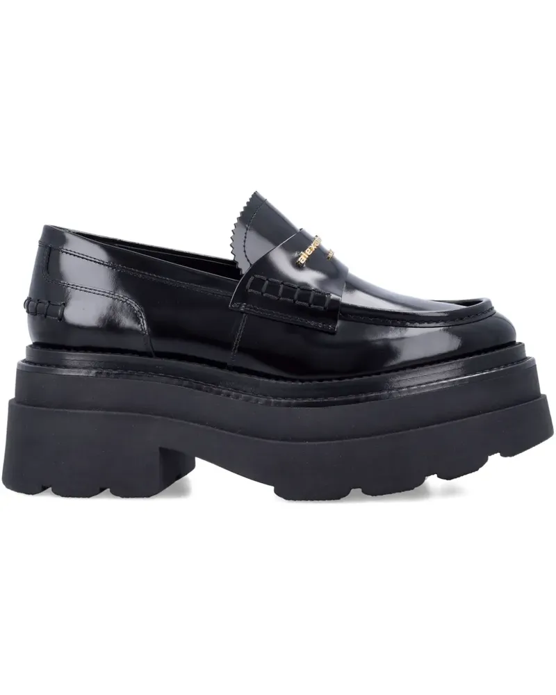 Alexander Wang Carter Plateau-Loafer 75mm - Schwarz Schwarz