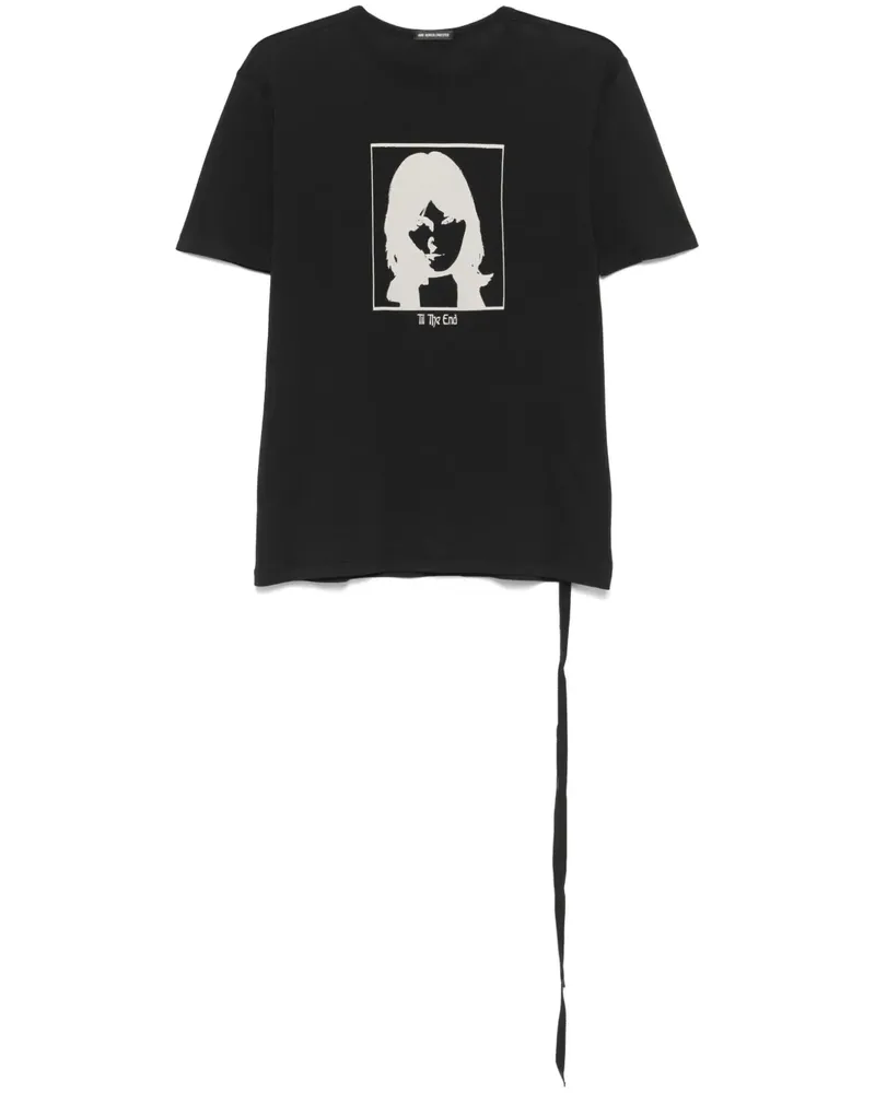 Ann Demeulemeester Baptist T-Shirt - Schwarz Schwarz