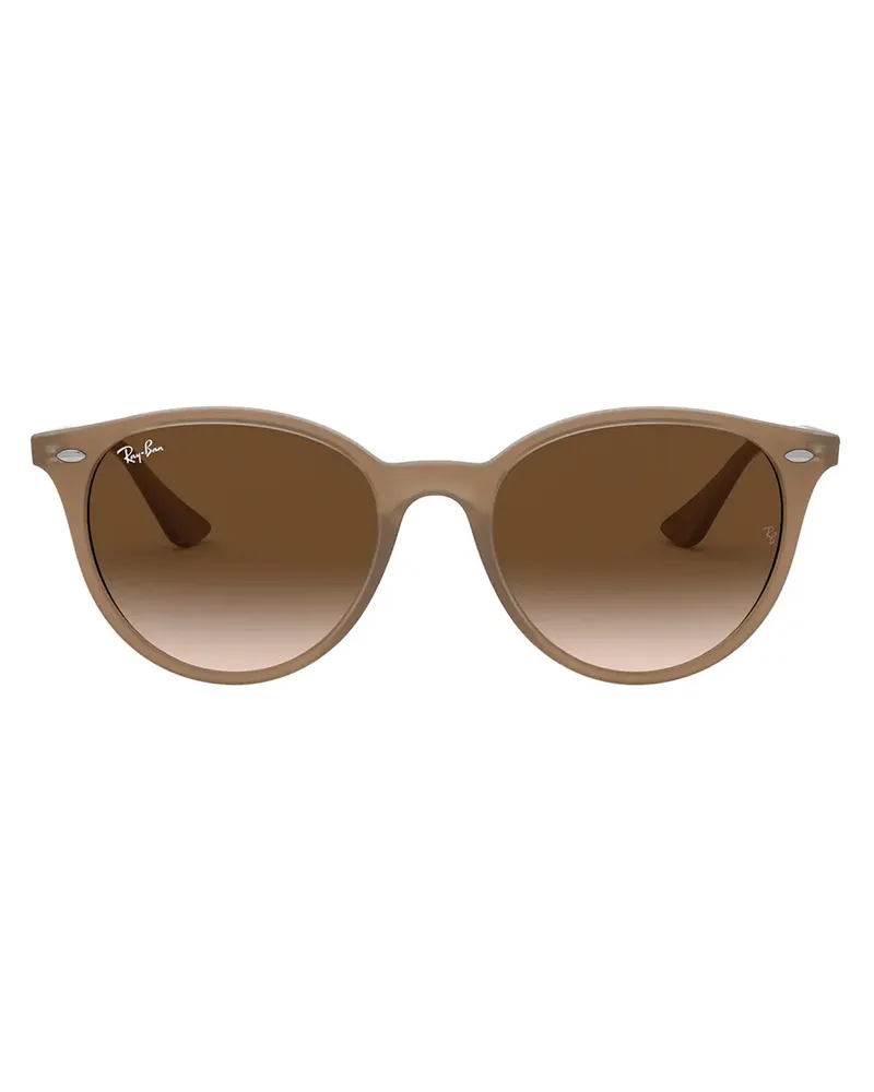 Ray Ban Sonnenbrille mit rundem Gestell - Braun Braun