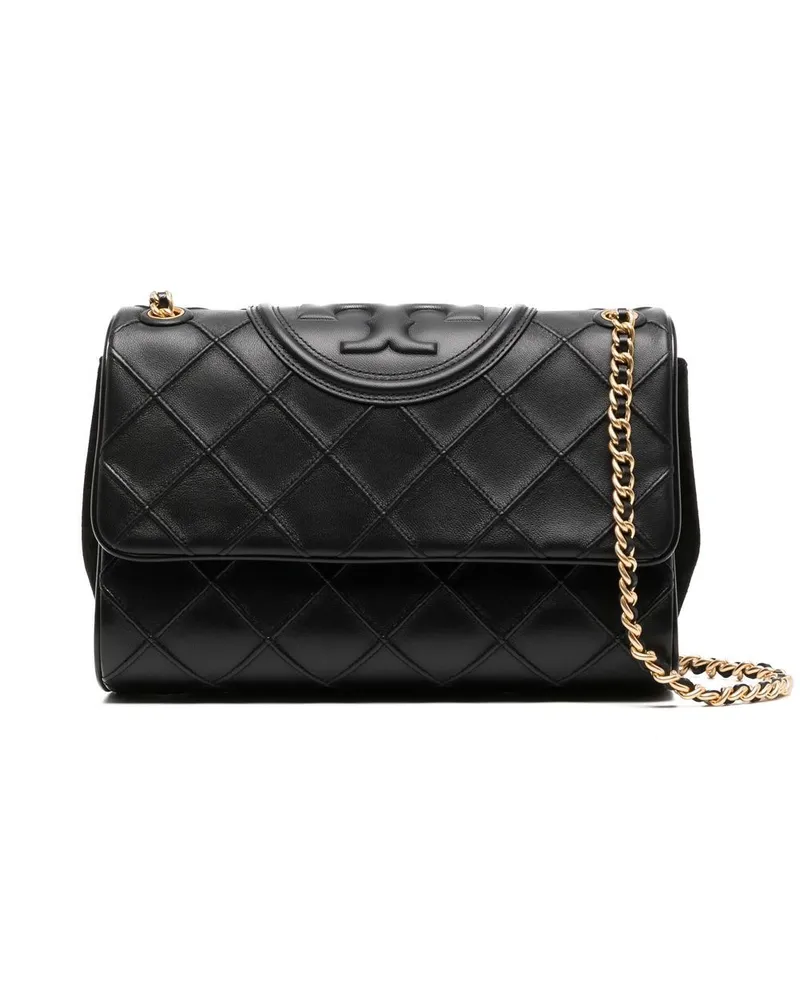 Tory Burch Wandelbare Fleming Soft Schultertasche - Schwarz Schwarz