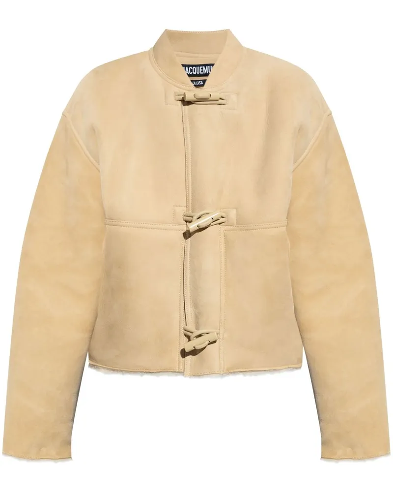 Jacquemus Telo Cropped-Jacke - Nude Nude