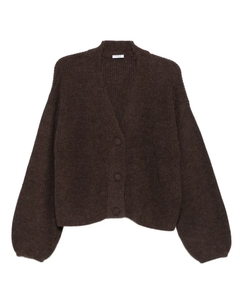 Akris Cardigan mit Knöpfen - Braun Braun
