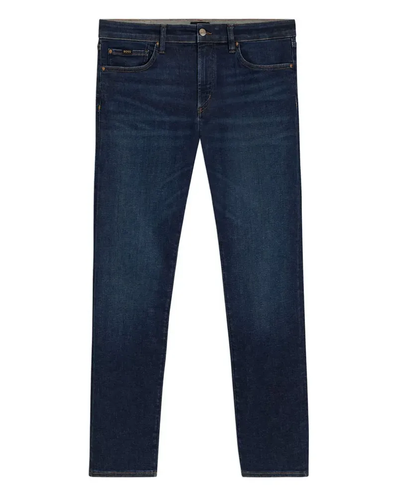 HUGO BOSS Jeans mit dunkler Waschung - Blau Blau