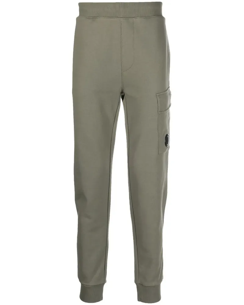 C.P. Company Jogginghose mit Logo-Patch - Grün Grün