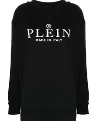 Philipp Plein Sweatshirt mit Logo-Print Schwarz