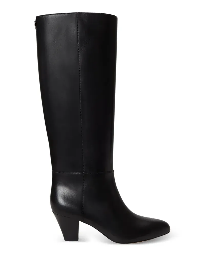 Ralph Lauren Emersyn Stiefel aus Leder - Schwarz Schwarz