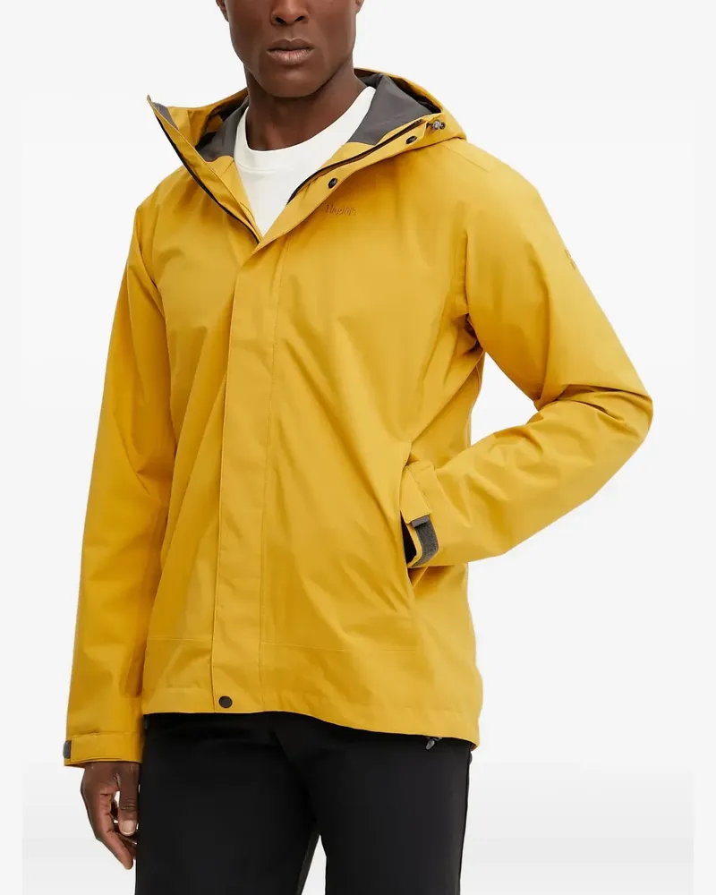 Haglöfs zip-fastening hooded jacket - Gelb Gelb