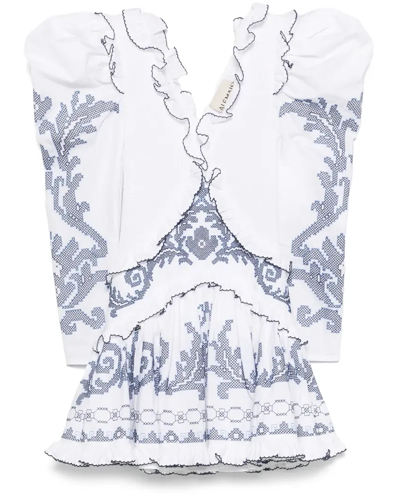 ALEMAIS Hazel Minikleid - Weiß Weiß