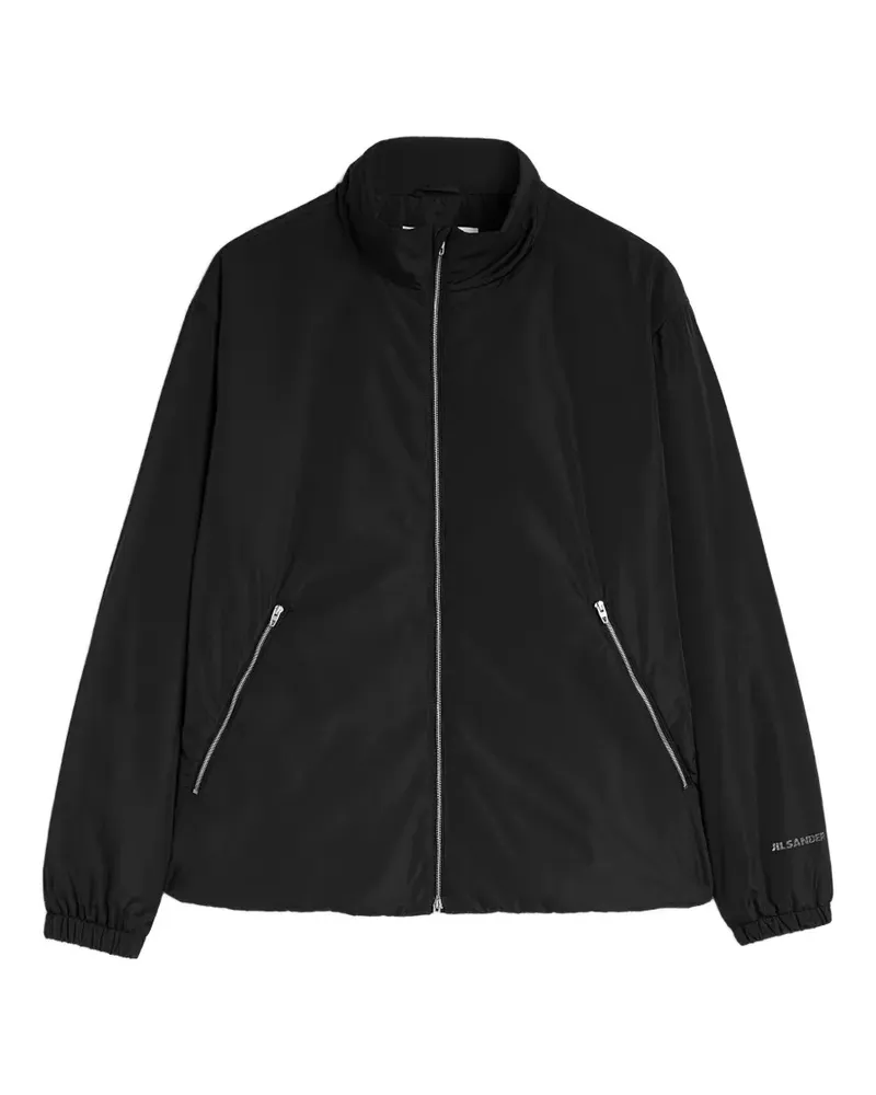 Jil Sander Wattierter Taft-Blouson - Schwarz Schwarz