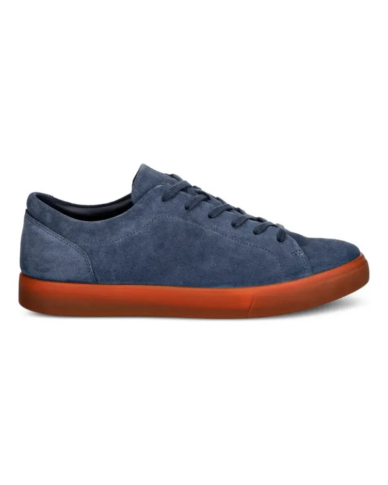 Ecco Soft 10 Sneakers aus Wildleder - Blau Blau