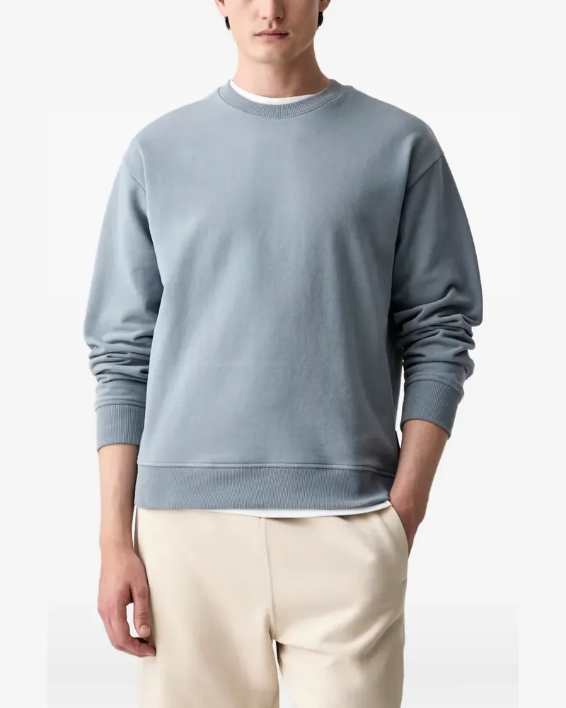 Marc O'Polo Sweatshirt mit Logo-Stickerei - Blau Blau