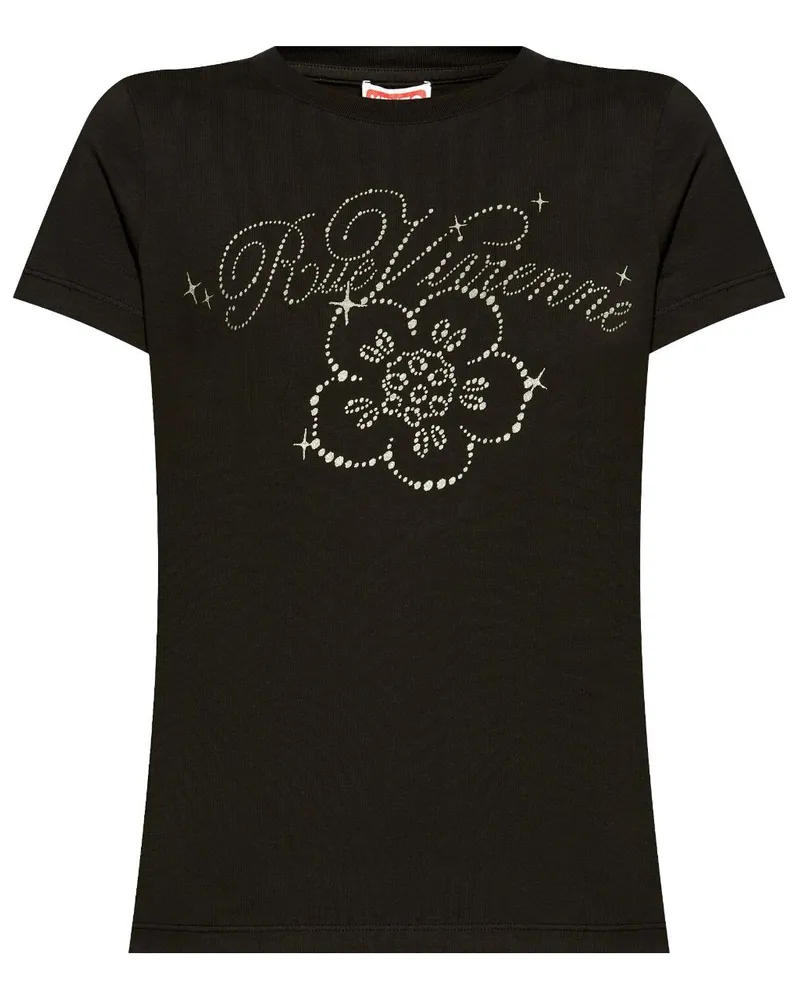 Kenzo Boke-flower T-Shirt aus Bio-Baumwolle - Schwarz Schwarz