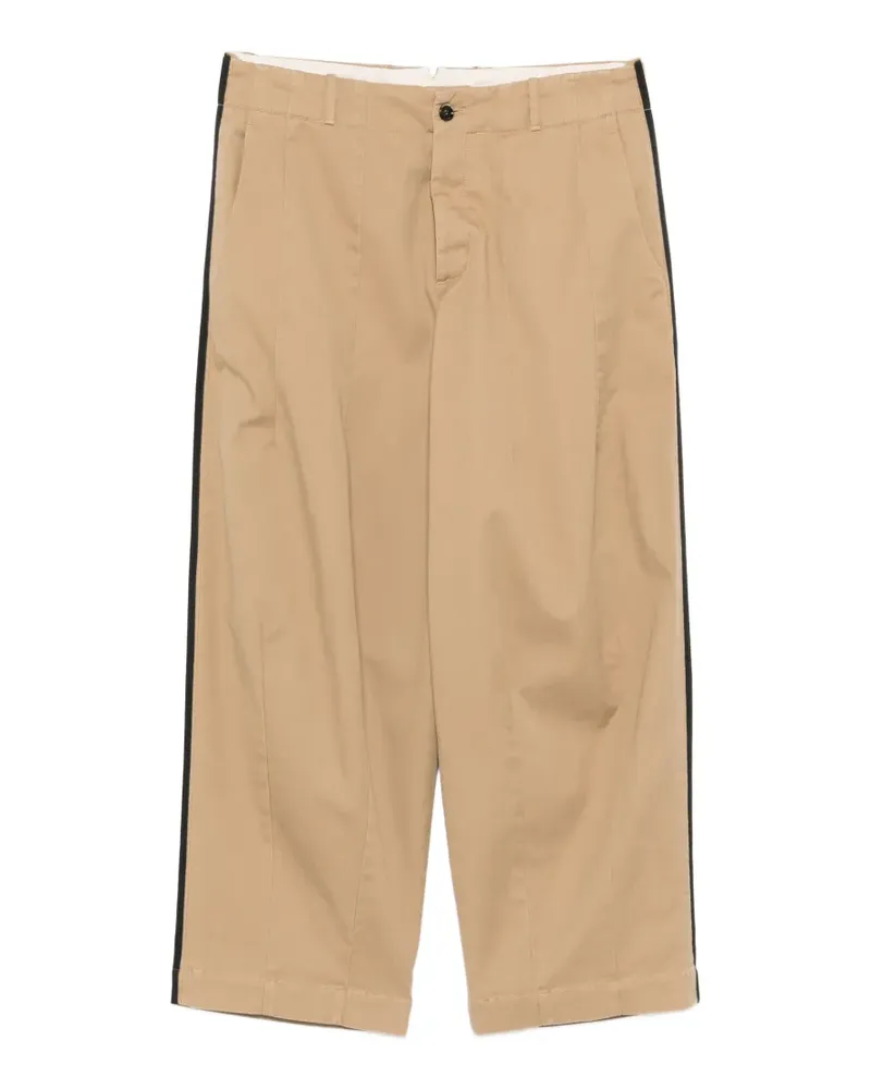 nine:inthe:morning Damiano Squad Hose mit Seitenstreifen - Nude Nude