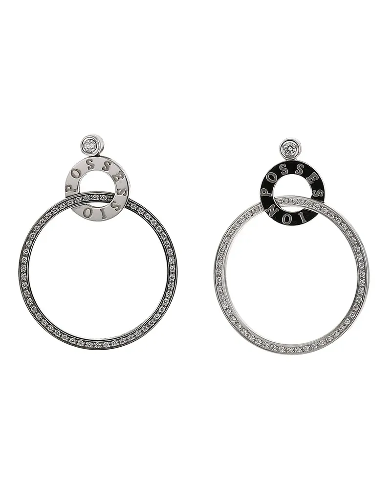 Piaget 18kt Weißgoldohrringe mit Diamanten - Silber Silber