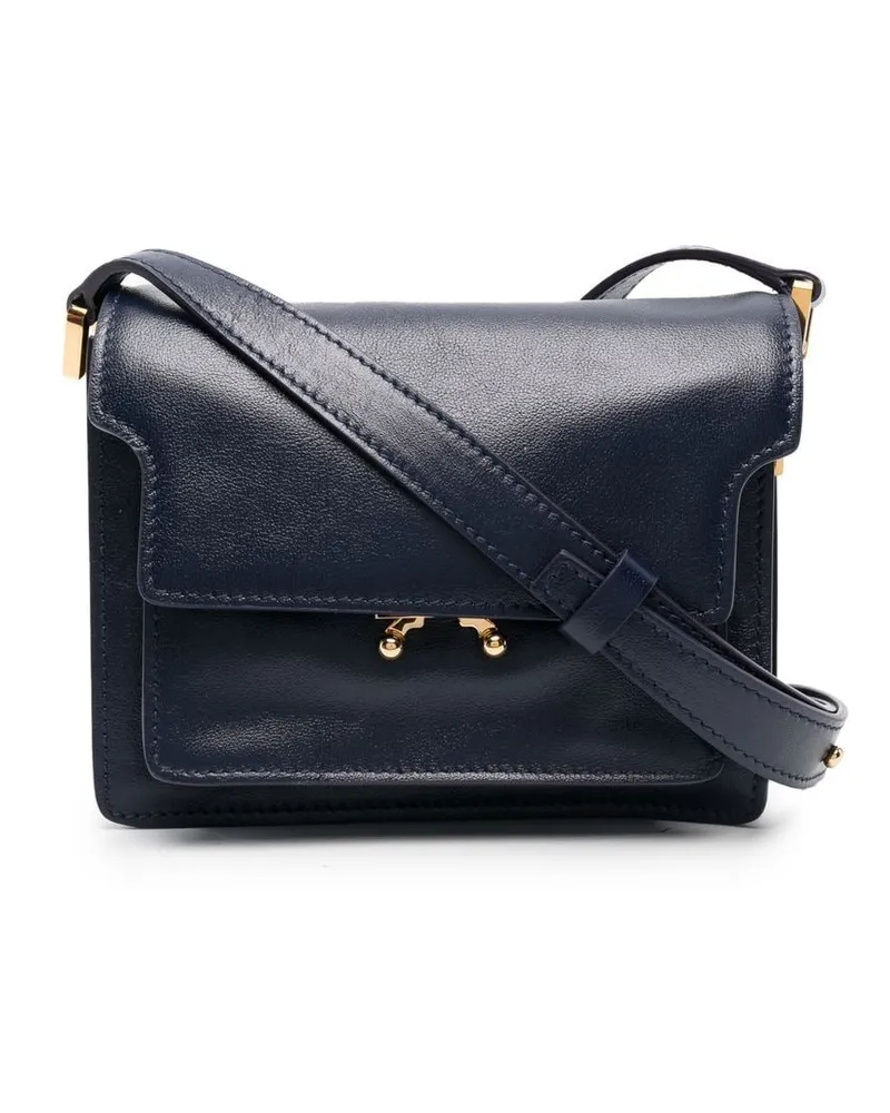 Marni Trunk Satchel-Tasche Blau