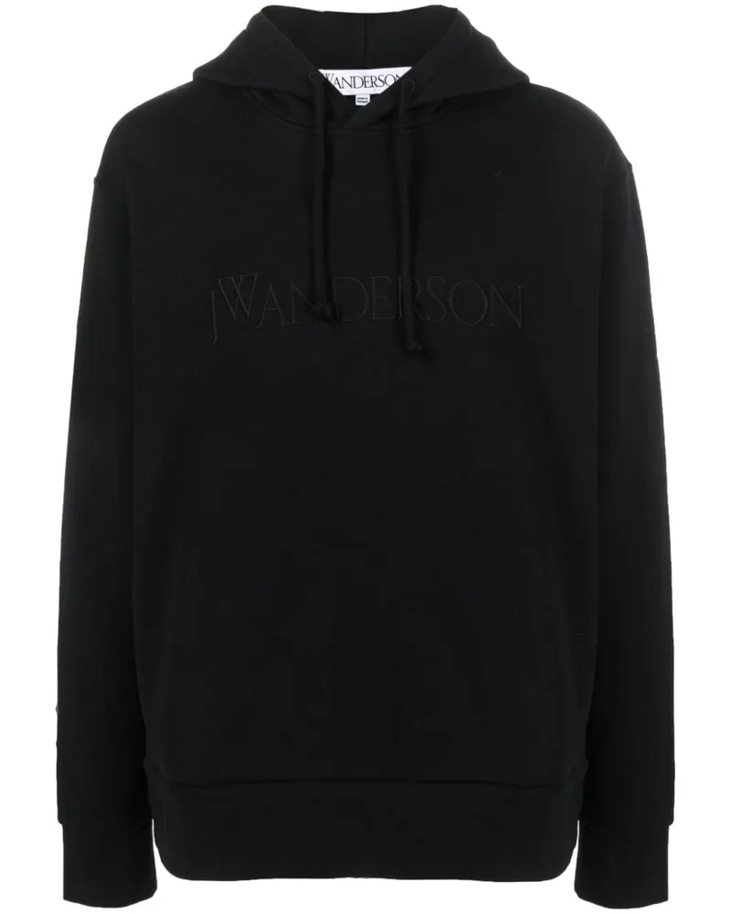 J.W.Anderson Hoodie mit Logo-Stickerei - Schwarz Schwarz