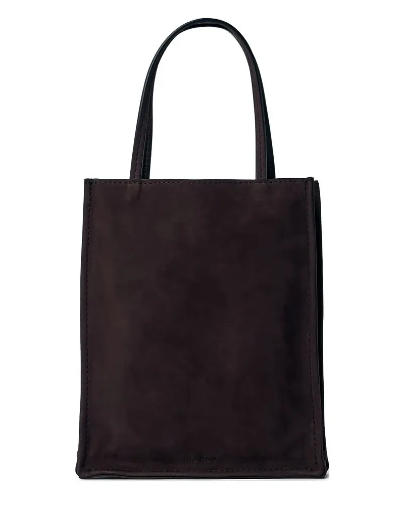 The Row Kleine To Go Tote Bag aus Wildleder - Braun Braun