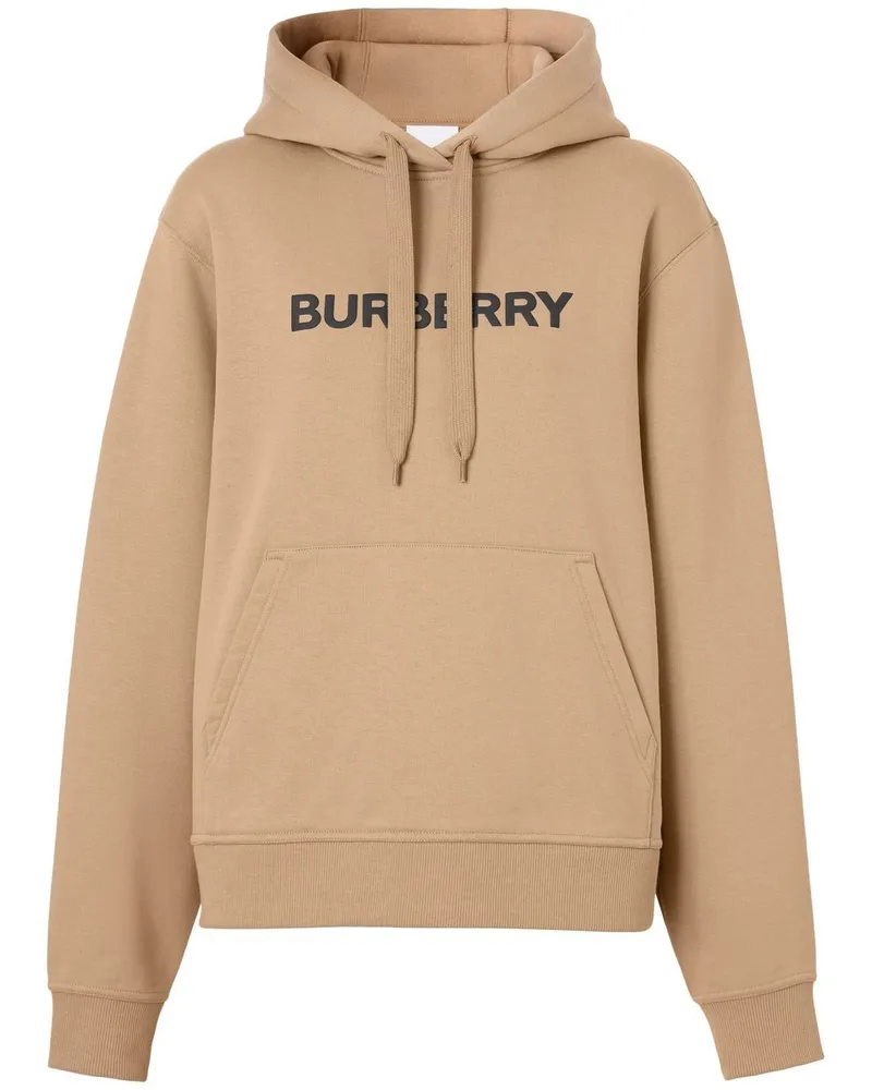 Burberry Hoodie mit Logo-Print - Nude Nude