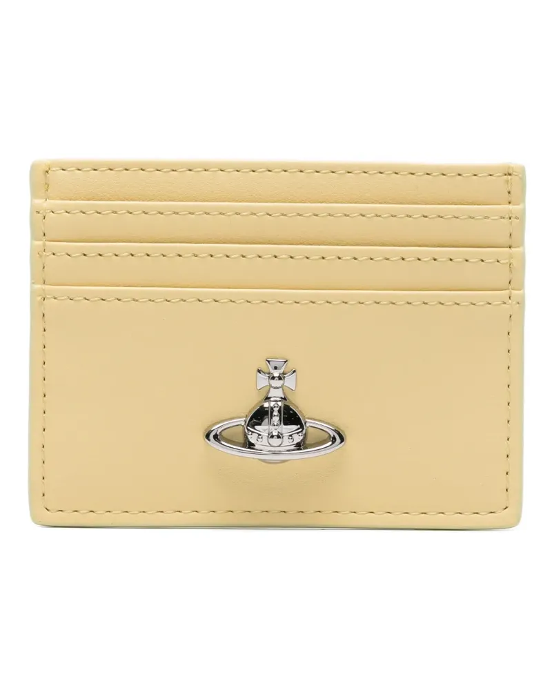 Vivienne Westwood orb-detail card holder - Gelb Gelb