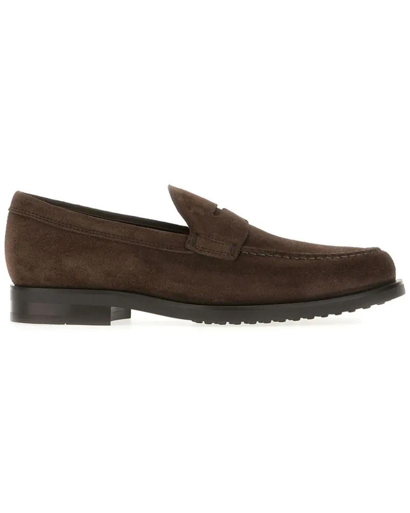 TOD'S Klassische Wildleder-Loafer - Braun Braun