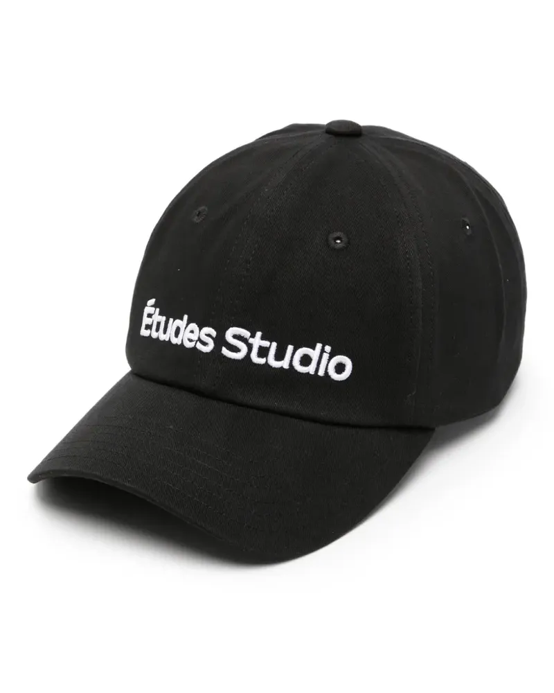 Études Studio logo-embroidered cap - Schwarz Schwarz