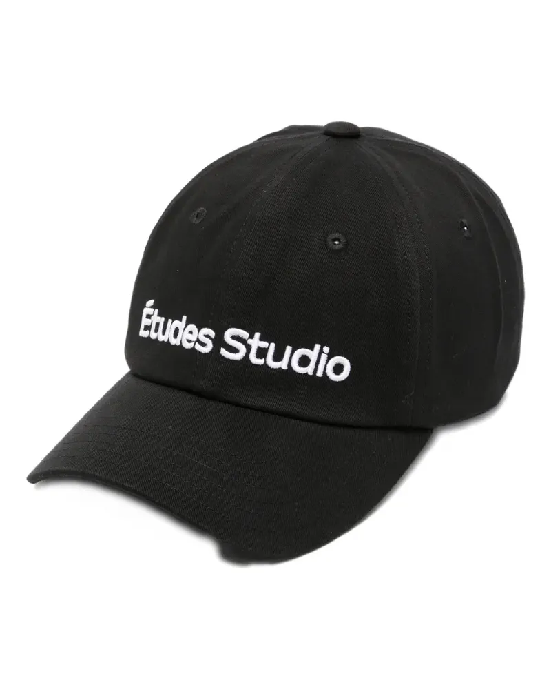 Études Studio logo-embroidered cap - Schwarz Schwarz