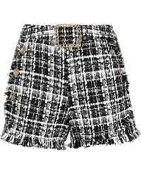 Edward Achour Tweed-Shorts Schwarz