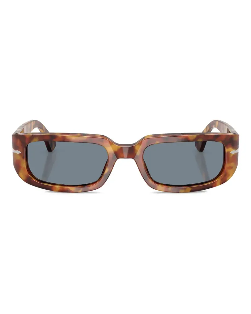 Persol Eckige Sonnenbrille in Schildpattoptik - Braun Braun
