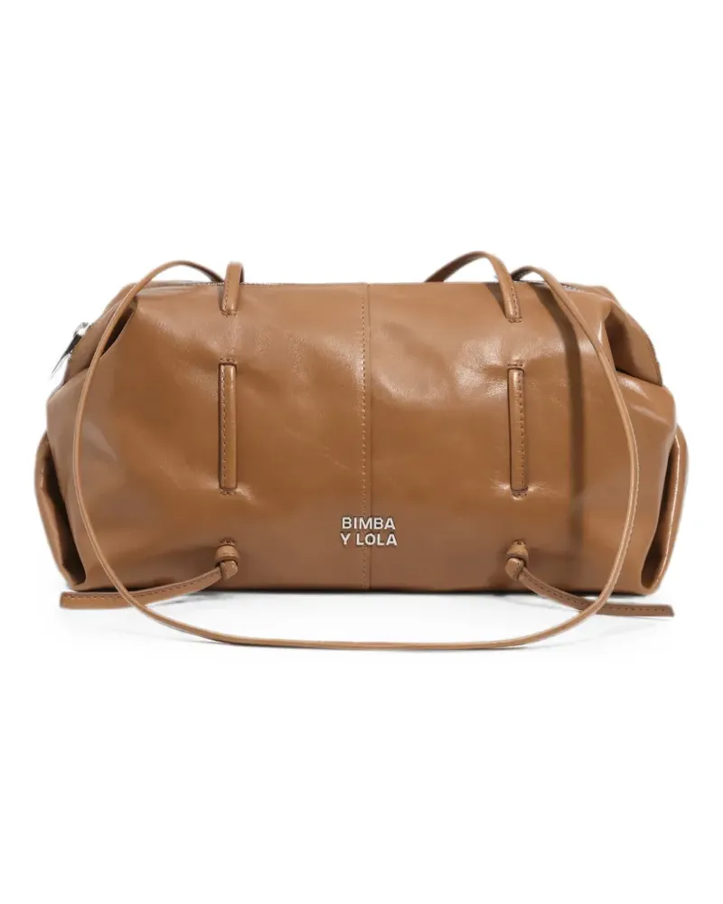 BIMBA Y LOLA Lolita Tasche aus Leder - Braun Braun