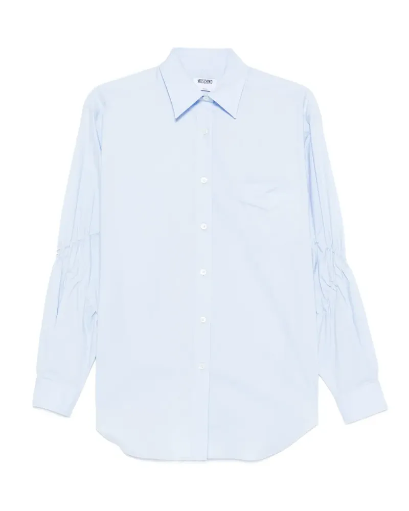 Moschino Hemd mit gerafften Ärmeln - Blau Blau