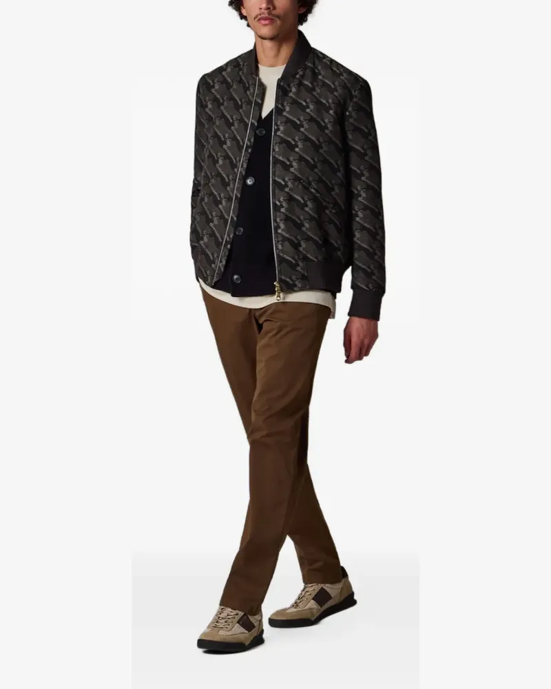 Paul Smith Bomberjacke mit Hasenmuster - Grau Grau