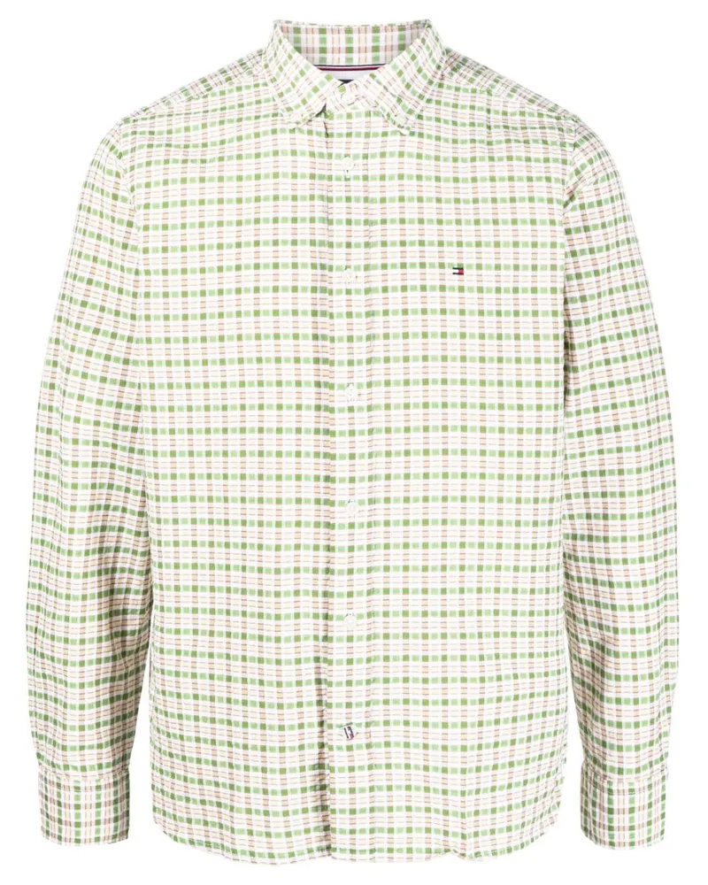 Tommy Hilfiger Hemd mit Vichy-Karo - Grün Grün